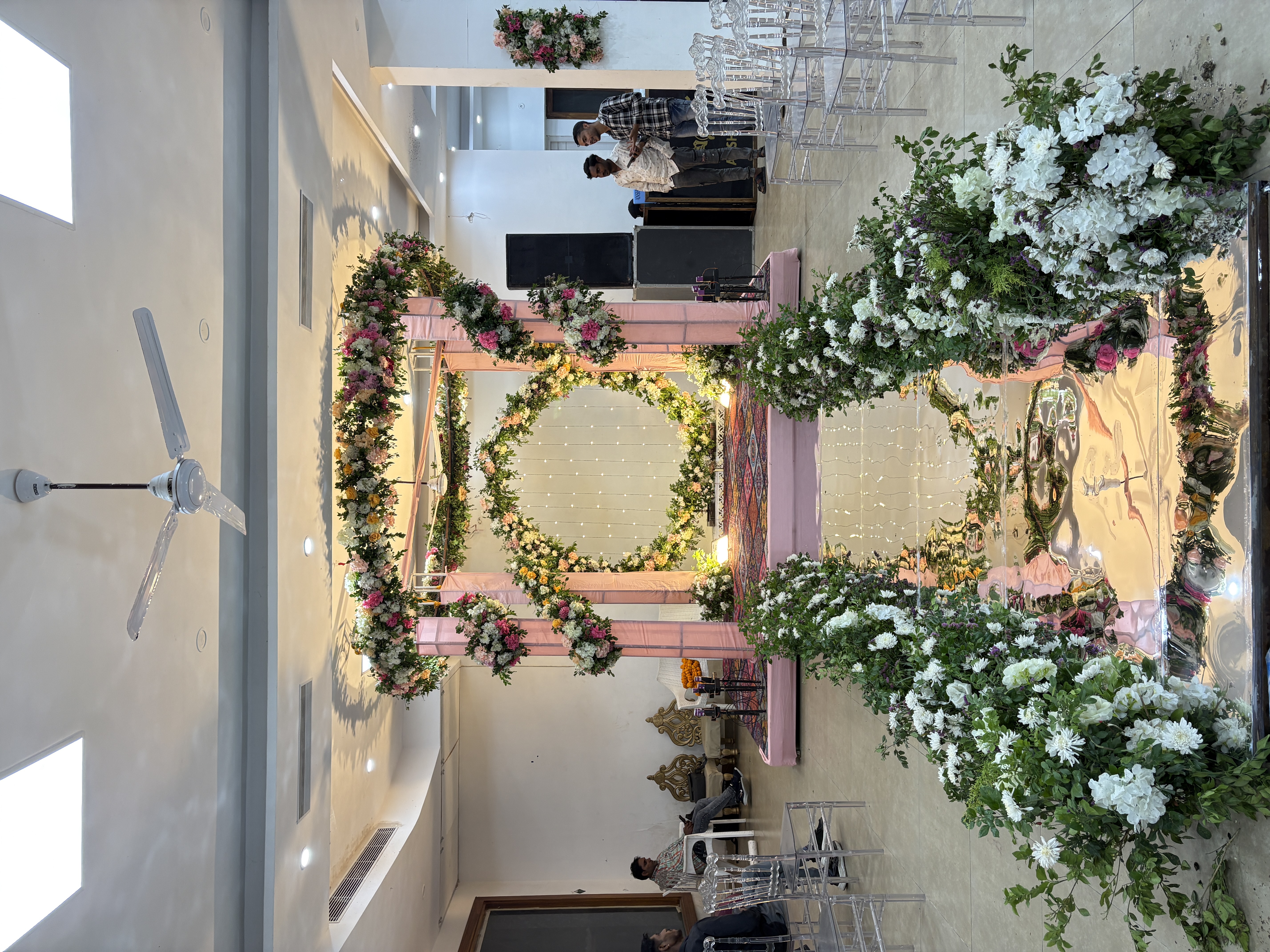 Indoor wedding decor photo at Corbett Wild Resort